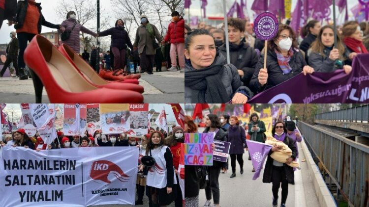 Kadınlar Türkiye’nin dört bir yanında meydanlarda: ‘Asla yalnız yürümeyeceksin’