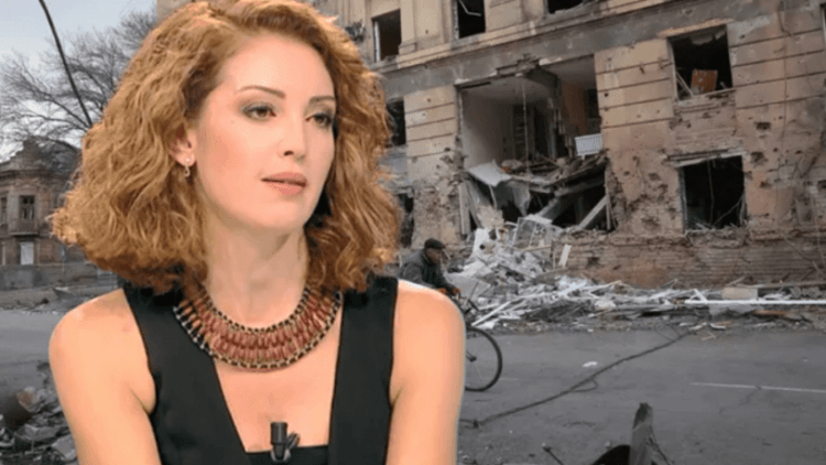 Kiev’e giden Nagehan Alçı’dan gündeme oturan fotoğraf