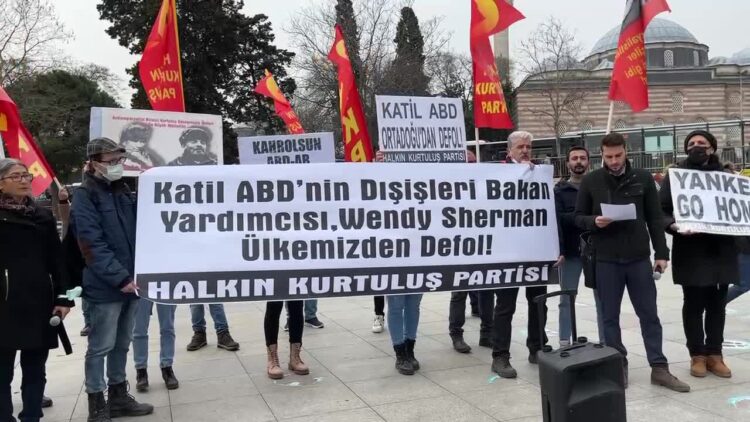 HKP, ABD Dışişleri Bakan Yardımcısı’nın Türkiye ziyaretini protesto etti