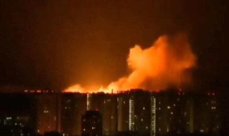 Rus birlikleri Kiev’de lojistik deposunu vurdu: Çok sayıda ölü var