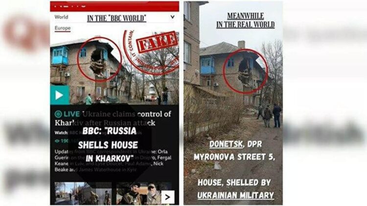BBC, Ukrayna ordusunun vurduğu evi, ‘Rus ordusunun vurduğu ev’ olarak gösterdi