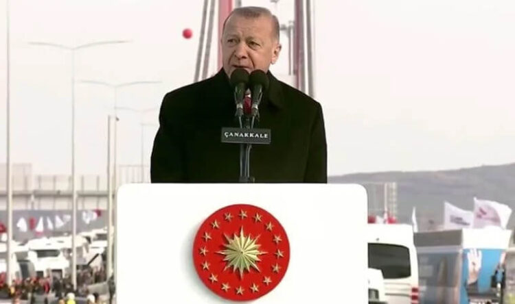 Erdoğan, 1915 Çanakkale Köprüsü’nü açtı: “Ecdada ithaf ediyoruz”