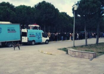 İşte öğrencinin hali: 1 bardak çorba için dev kuyruk