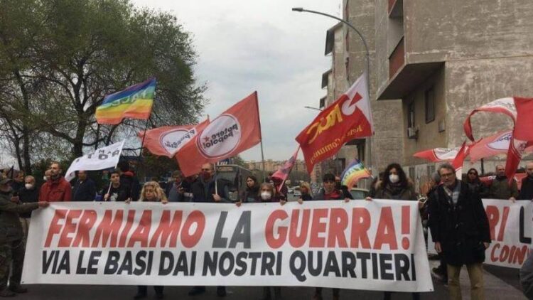 Roma ve Pisa kentlerinde Ukrayna’ya silah tedariki ve NATO’ya karşı eylem