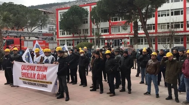 Maden işçileri hakları için yürüdü: Mücadele edeceğiz