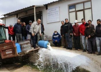 Mandıracılara kızan süt üreticileri kazan kaldırdı!