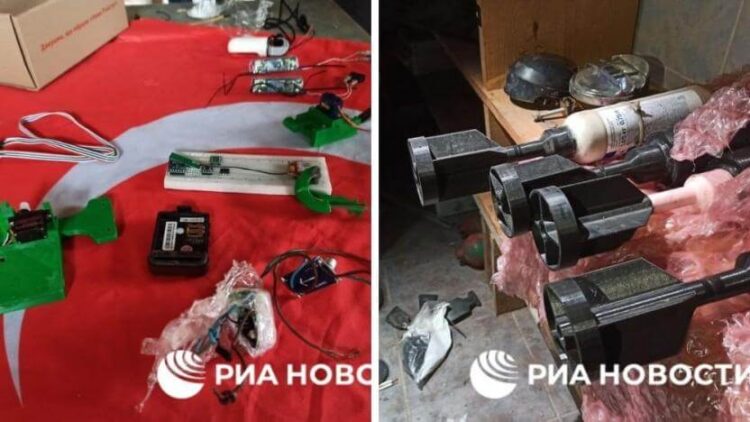 RIA Novosti: Ukrayna’daki neo-Nazilerin bomba imalathanesinden Türkiye bayrağı çıktı