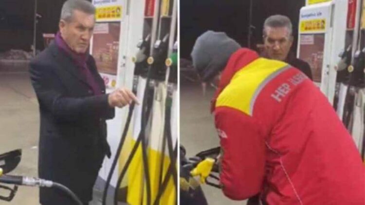 Mustafa Sarıgül, yakıt zammına tepki için bu kez de pompayı tokatladı