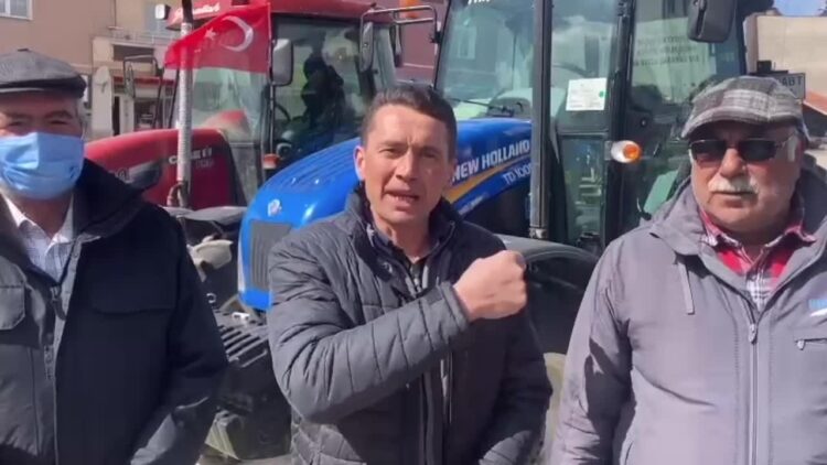 Sivaslı çiftçi Binali Yıldırım’a tepki gösterdi: Gelsin kendi eksin