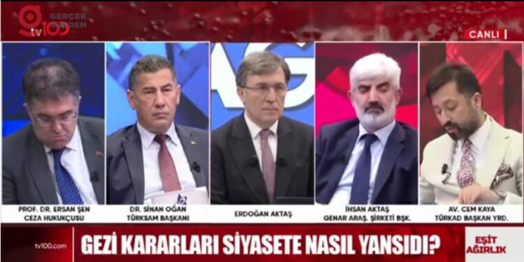 Ersan Şen ile Cem Kaya canlı yayında birbirine girdi