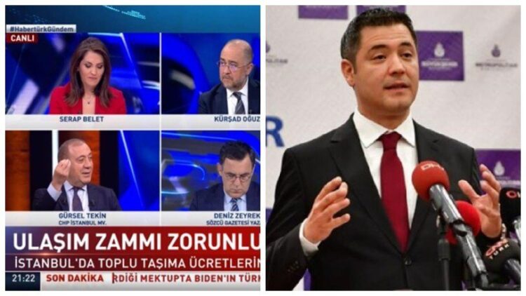 Murat Ongun’dan, Habertürk’ün ‘Ulaşım zammı zorunlu muydu?’ altyazısına yanıt