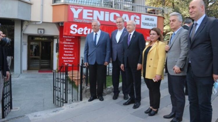 Kılıçdaroğlu’ndan, Yeniçağ gazetesine ziyaret