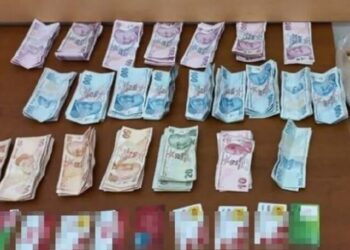 İşte dilencinin üzerinden çıkan para