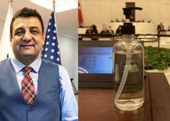 Tutuklanan Akat’ın Meclis’teki dezenfektanlarının ambalajını söktüler