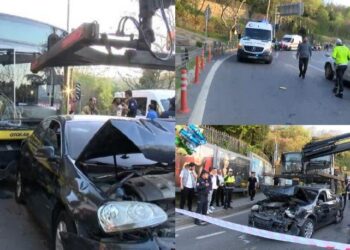 İstanbul’da otobüs çok sayıda araca çarptı: Yaralılar var