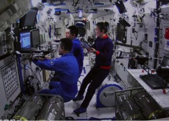Çin’in Shenzhou-13 taykonotları Nisan ayında Dünya’ya dönüş için hazırlanıyor