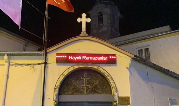 Kadıköy’deki kiliseden Ramazan kutlaması