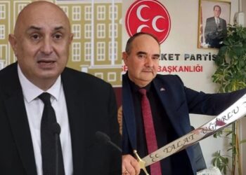 MHP’li başkan Engin Özkoç’u ‘kılıçla’ tehdit etti!