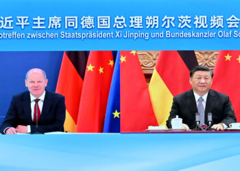 Xi Jinping, Almanya Başbakanı Olaf Scholz ile görüştü