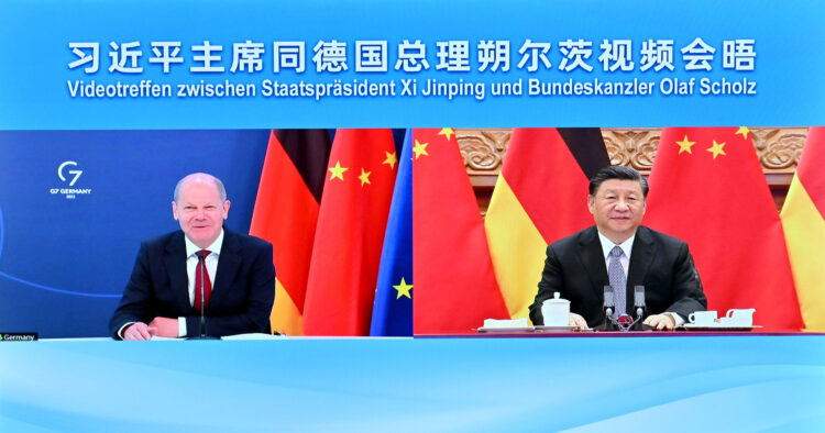 Xi Jinping, Almanya Başbakanı Olaf Scholz ile görüştü