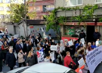 Okmeydanı’nda halk kentsel dönüşüme karşı sokağa çıktı