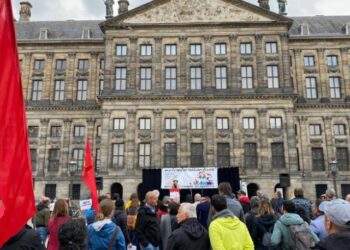 Hollanda’da Gezi eylemi