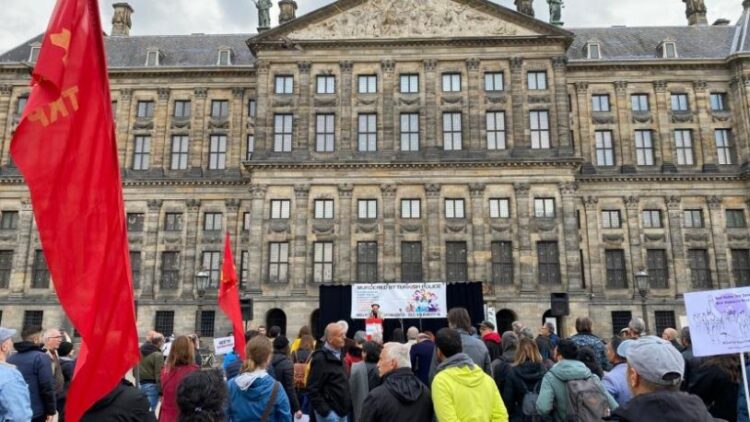 Hollanda’da Gezi eylemi