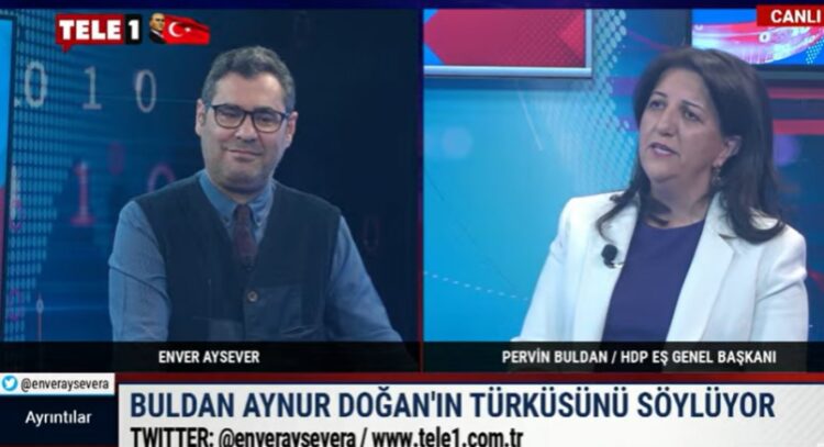 Pervin Buldan, canlı yayında ‘Dar Hejiroke’ türküsünü söyledi