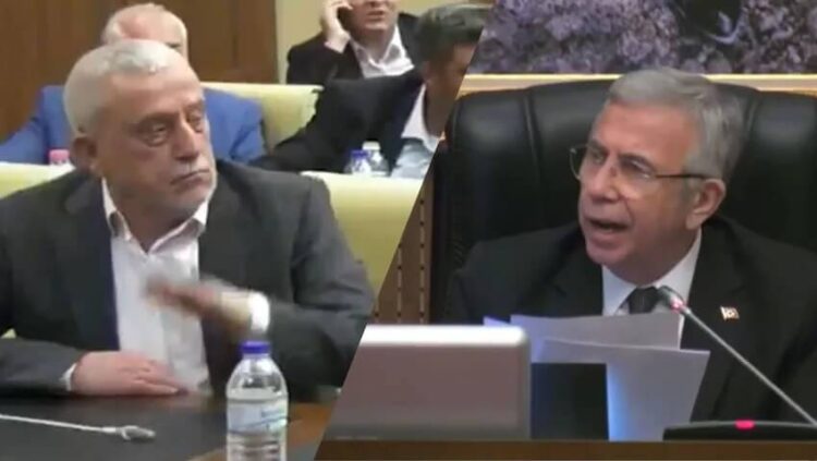 Mansur Yavaş ‘yolsuzluk’ dedi, AK Partililer susturmak için masaları yumrukladı