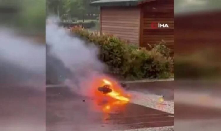Elektrikli scooter kullananlar dikkat! Yanmaya başladı