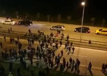 Bayburt’ta, Bodrumspor kafilesinin kaldığı otele saldırı