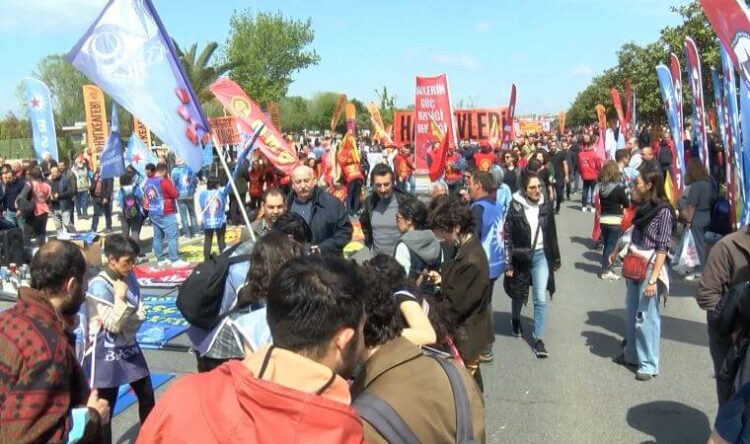Maltepe’de 1 Mayıs için toplanmalar başladı