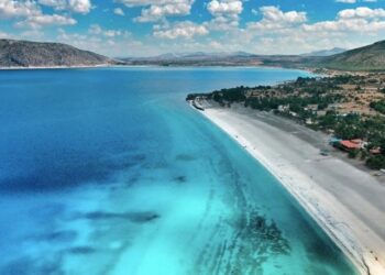 Salda Gölü’ndeki alanı özel bir şirket işletiyormuş