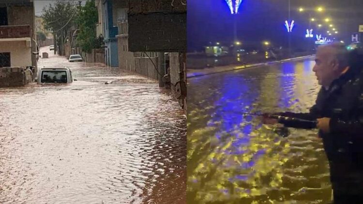 Şanlıurfa’da caddeler denize döndü
