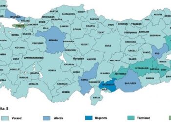 Türkiye’nin ‘Dava Atlası’ çıkarıldı
