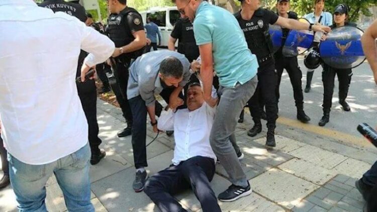 TÜİK önünde gözaltına alınan sendika başkanı isyan etti