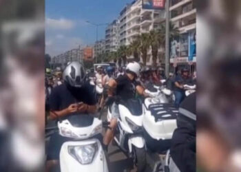 Motokuryelerden akaryakıt zamları protestosu