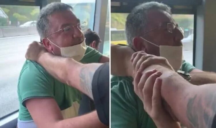 Otobüsteki tacizciden pişkin savunma