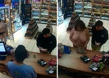 Markete üstsüz giren kadına gözaltı