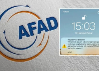 AFAD’dan telefonlara ‘hayati uyarı bildirimi’