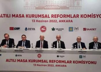 6’lı masanın ‘Kurumsal Reformlar Komisyonu’ raporu açıklandı