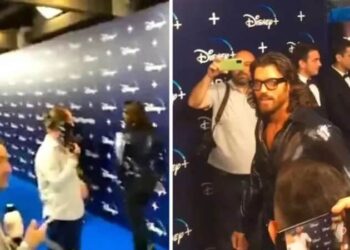 Gazeteciler, Can Yaman’ı protesto etti