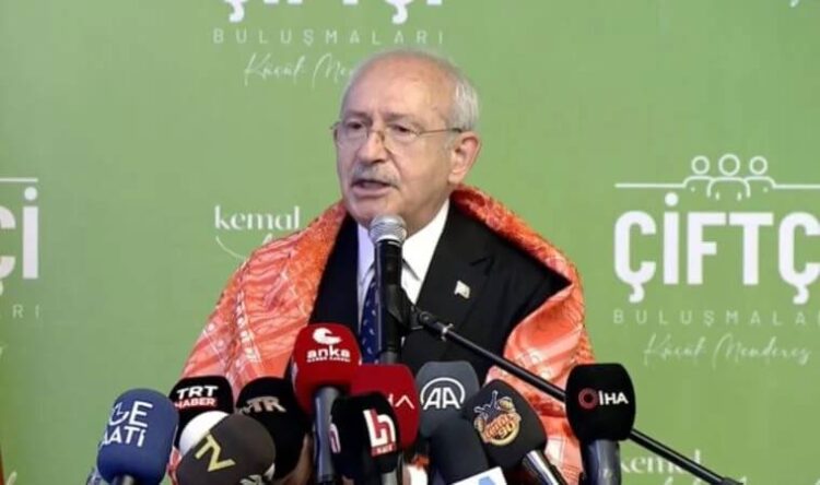 Kılıçdaroğlu’ndan çiftçilere: Sizi bu milletin efendisi yapacağız