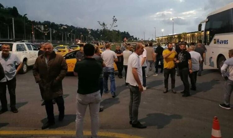 Erdoğan’ın memleketinde taksici isyanı: ‘Bizde de geri vites yok’