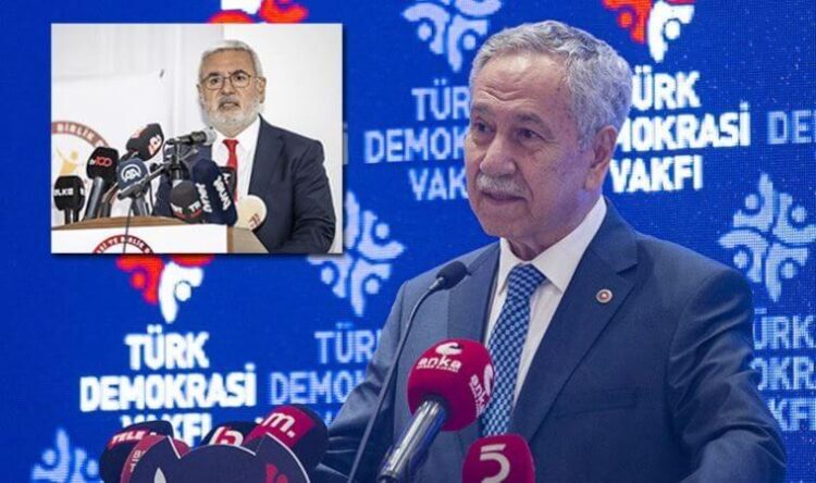 Bülent Arınç’tan Mehmet Metiner’e: Senin omurgan üç kıkırdaktan ibaret