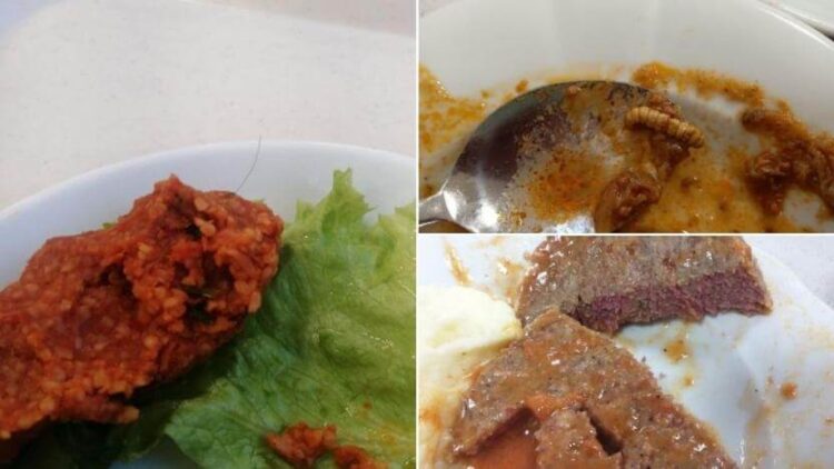 KYK yurdunda skandal: Yemeklerden çıkanlar öğrencilere pes dedirtti