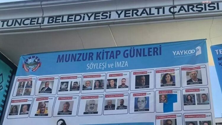 Munzur Kitap Günleri’nde 3 kitap toplatıldı