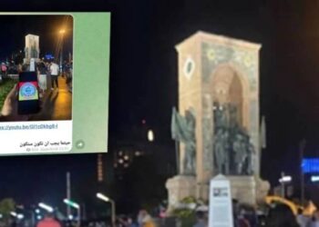 Taksim Meydanı’ndan paylaştılar, İstanbul’dan Türkiye’yi tehdit ettiler!