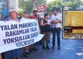 Hayat pahalılığına karşı sokağa çıktılar: Faturaları ve dekontları TÜİK’e yolladılar