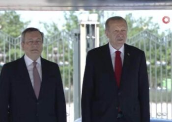10 yıl aradan sonra… Erdoğan ve Draghi Ankara’da bir araya geldi